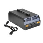 EV-PEAK U4-HP 2400W/25A DUAL Channels Intelligent Balance Charger 100V-240V  Drone Battery Charger Agriculture Drone Racing